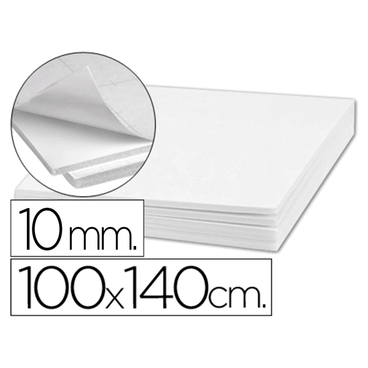 Thumbnail-Cartao k-line liderpapel branco dupla face 100x140cm espessura 10 mm – 5 unidades