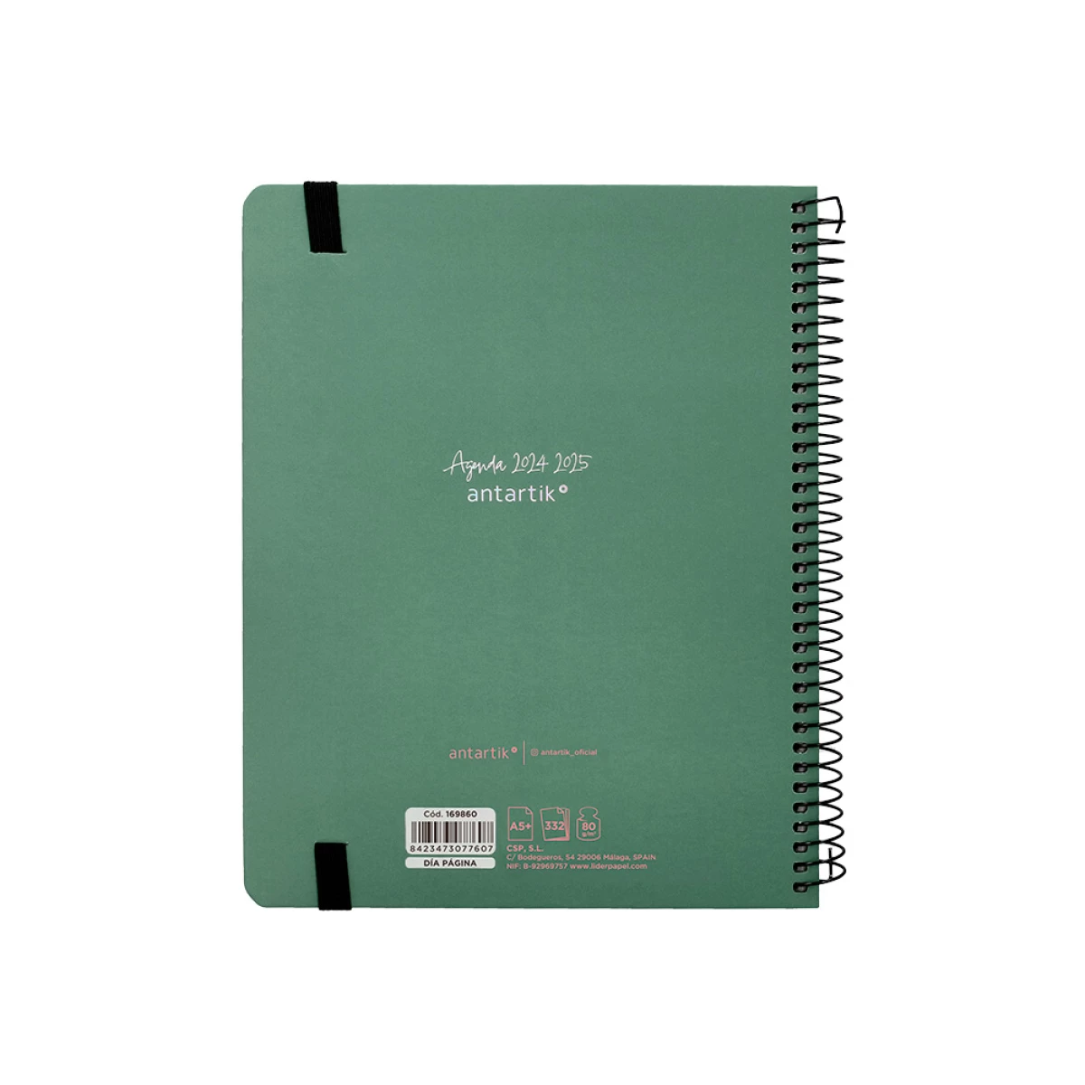 Galery – Agenda escolar antartik ano 24-25 colecao minimal cor verde dia pagina a50