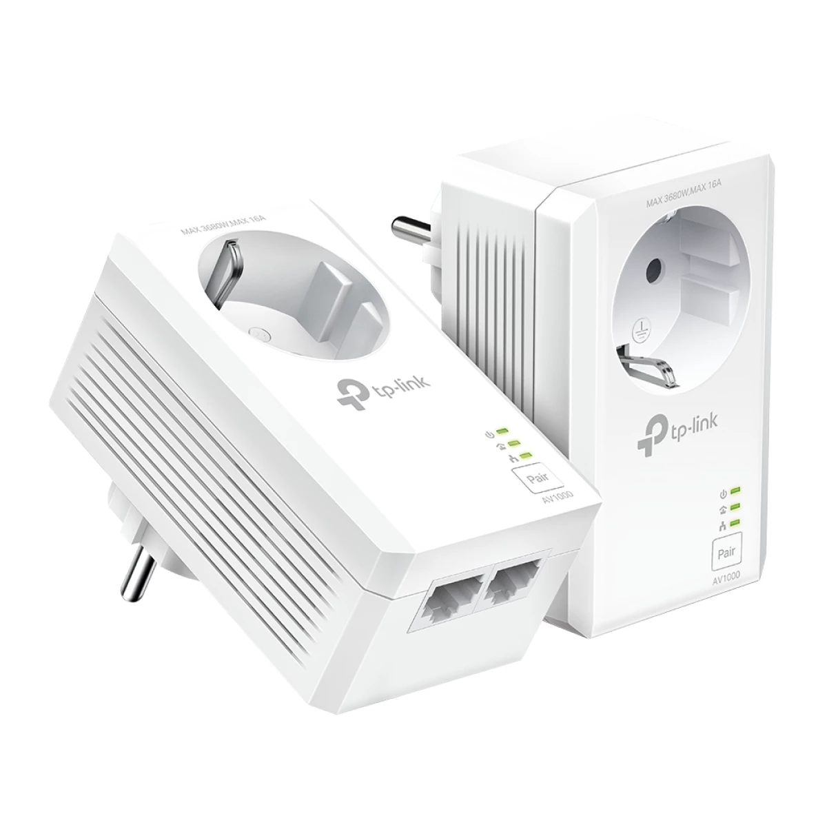 Thumbnail-TP-Link TL-PA7027P KIT adaptador de rede PowerLine 1000 Mbit/s Ethernet LAN Branco 2 unidade(s)