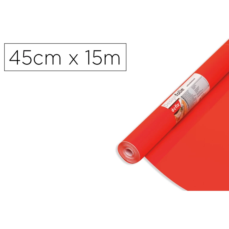 Thumbnail-Rolo adesivo dc-fix vermelhao largura 45 cm comprimento 15 mt