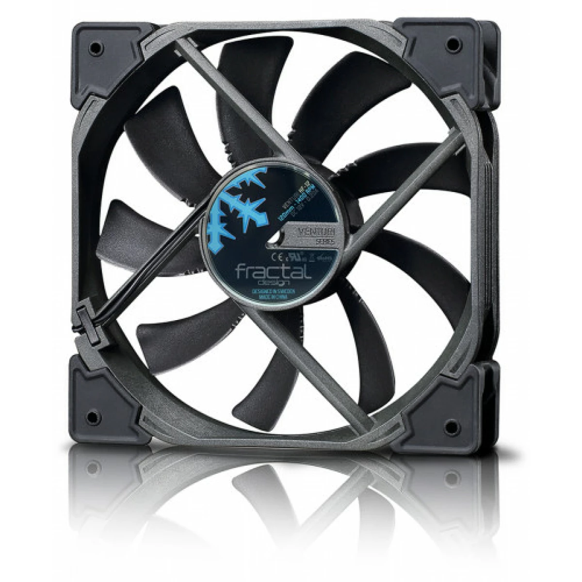 Thumbnail-Fractal Design Venturi HP-14 PWM Gabinete de computador Ventilador 14 cm Preto, Cinza