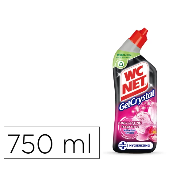 Thumbnail-Liquido de limpeza wc net gel crystal aroma fresco garrafa de 750 ml