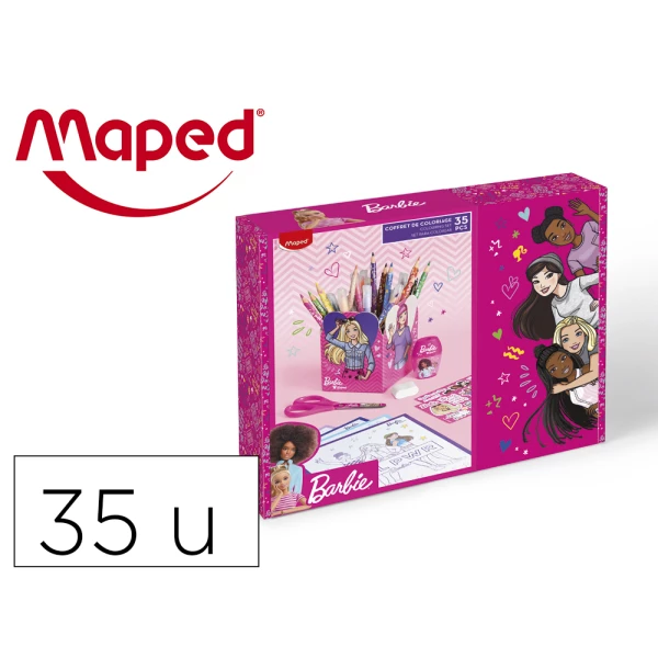 Thumbnail-Caixa oferta maped barbie 35 pecas