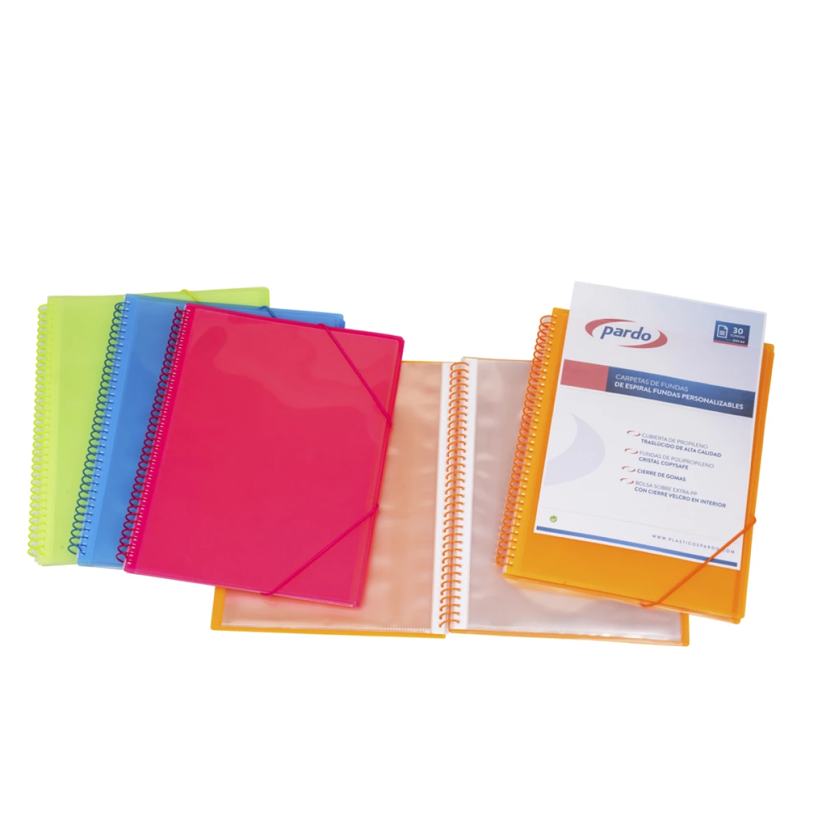 Galery – Capa catalogo pardo com espiral 30 bolsas folio personalizavel cor lilas0
