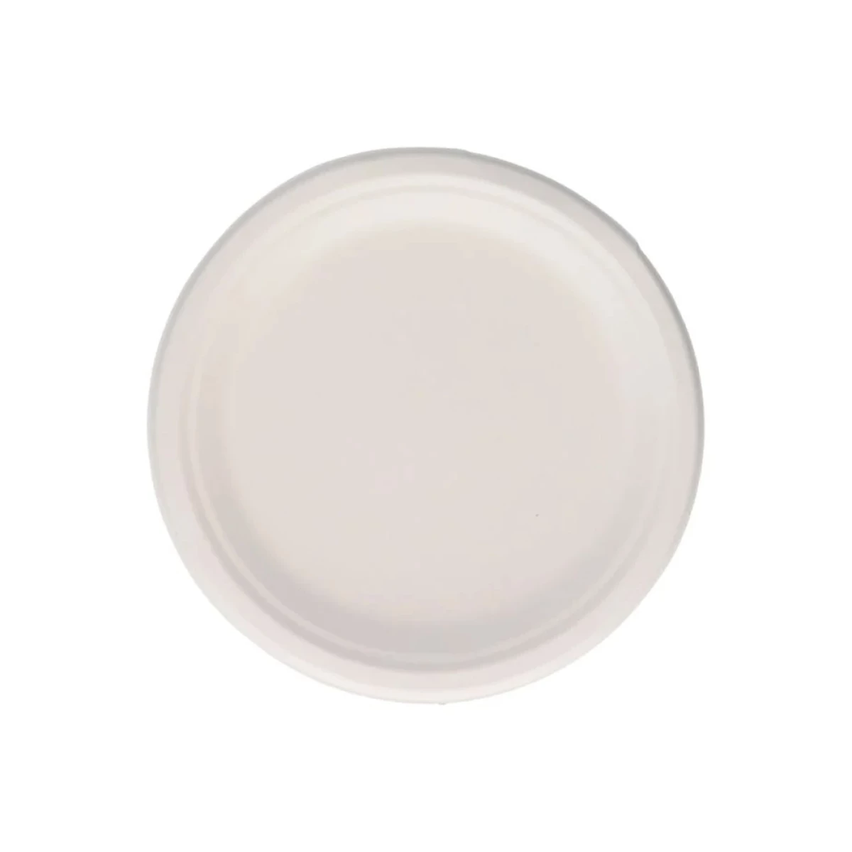 Galery – Plato fibra caña azucar bunzl biodegradable 22 cm diametro apto alimentos frios y calientes color blanco0