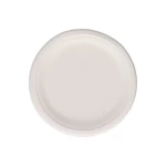 Galery – Plato fibra caña azucar bunzl biodegradable 22 cm diametro apto alimentos frios y calientes color blanco0