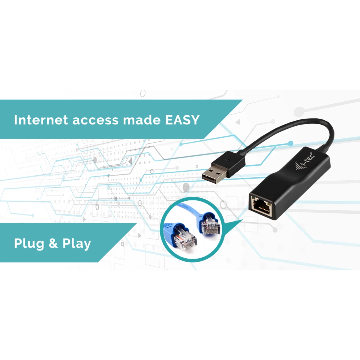 Galery – i-tec Advance U2LAN cartão de rede Ethernet 100 Mbit/s0