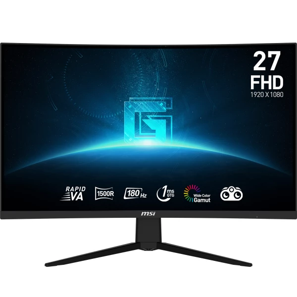 Thumbnail-MSI G27C3F monitor de ecrã 68,6 cm (27″) 1920 x 1080 pixels Full HD LCD Preto