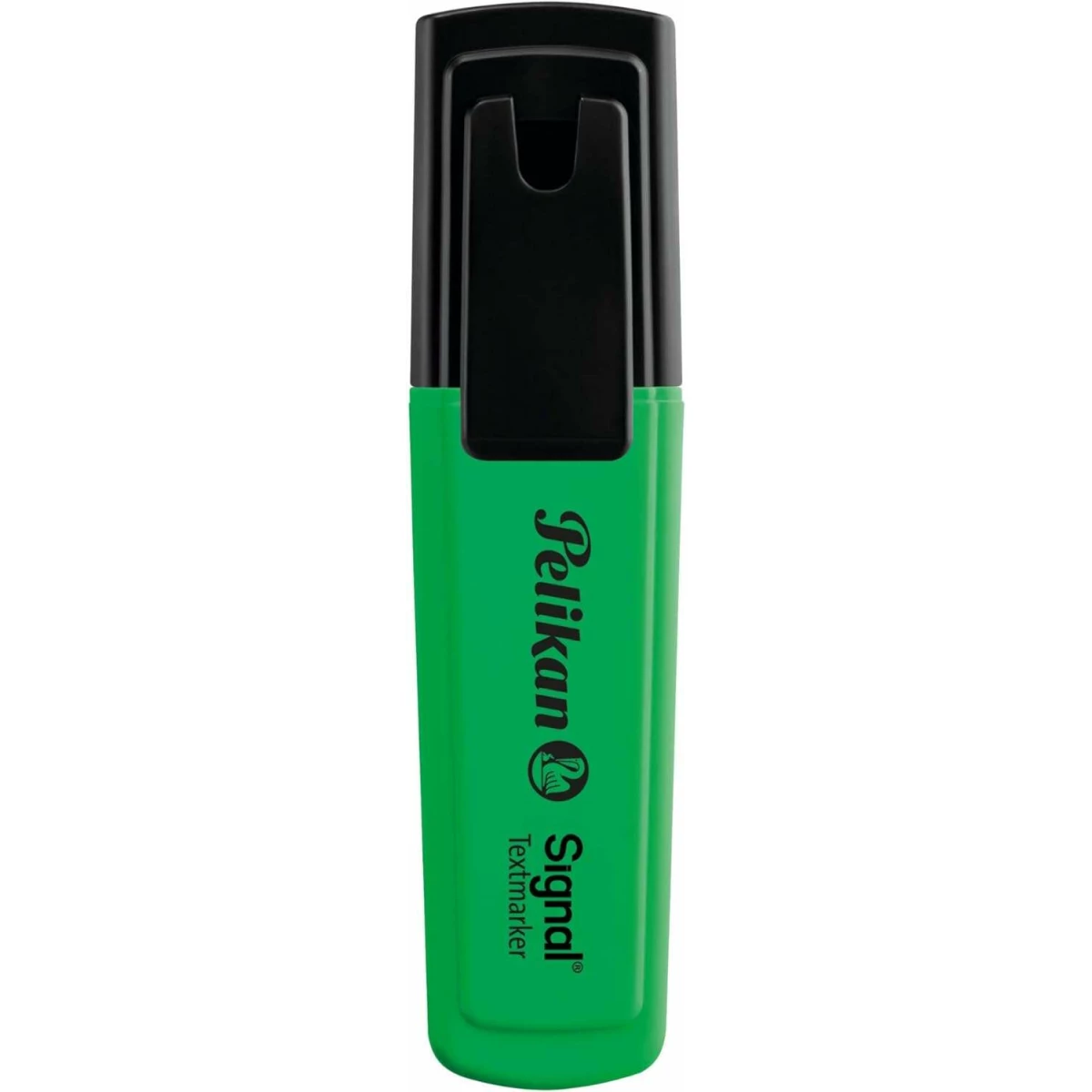 Thumbnail-Pelikan Highlighter Textmarker Signal – Ponta chanfrada de 2,0 mm – Tinta de secagem rápida – Ideal para realçar texto – Cor verde fluorescente