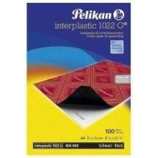 Thumbnail-Pelikan Pacote de 10 Papel Carbono Interplástico 1022G – Ideal para Cópias Precisas e Limpas – Cor Preto