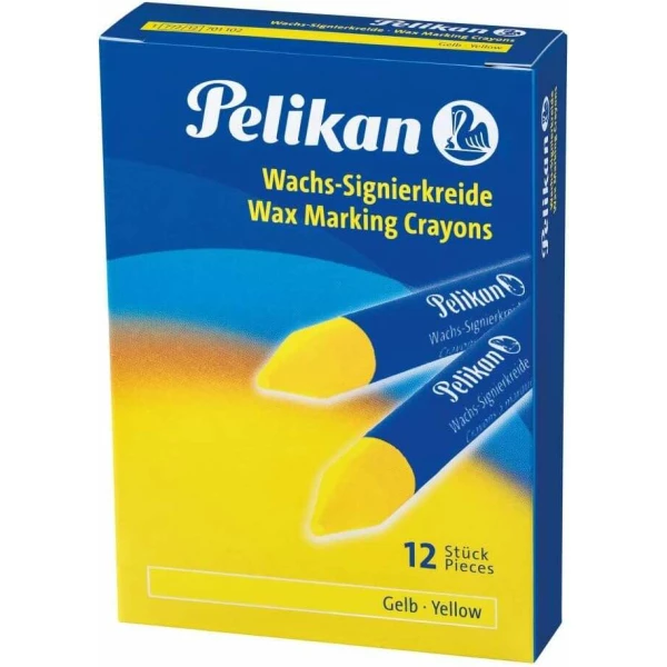 Thumbnail-Pelikan Marking Stick 772/12 – 12mm – Tinta fluorescente – Ponta chanfrada – Resistente à água – Cor amarela