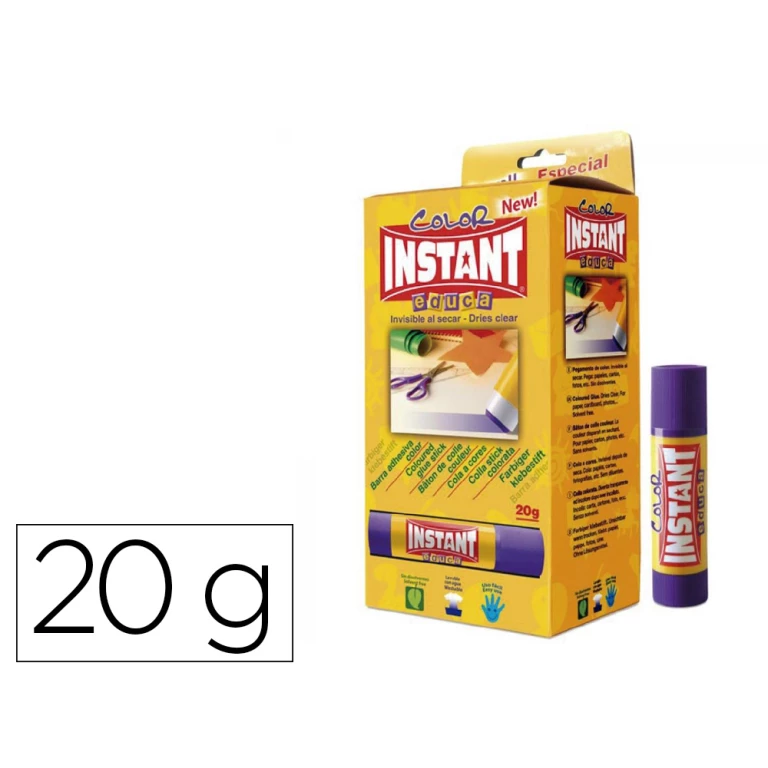 Thumbnail-Pegamento instant-stick magico en barra -20 gramos – 24 unidades