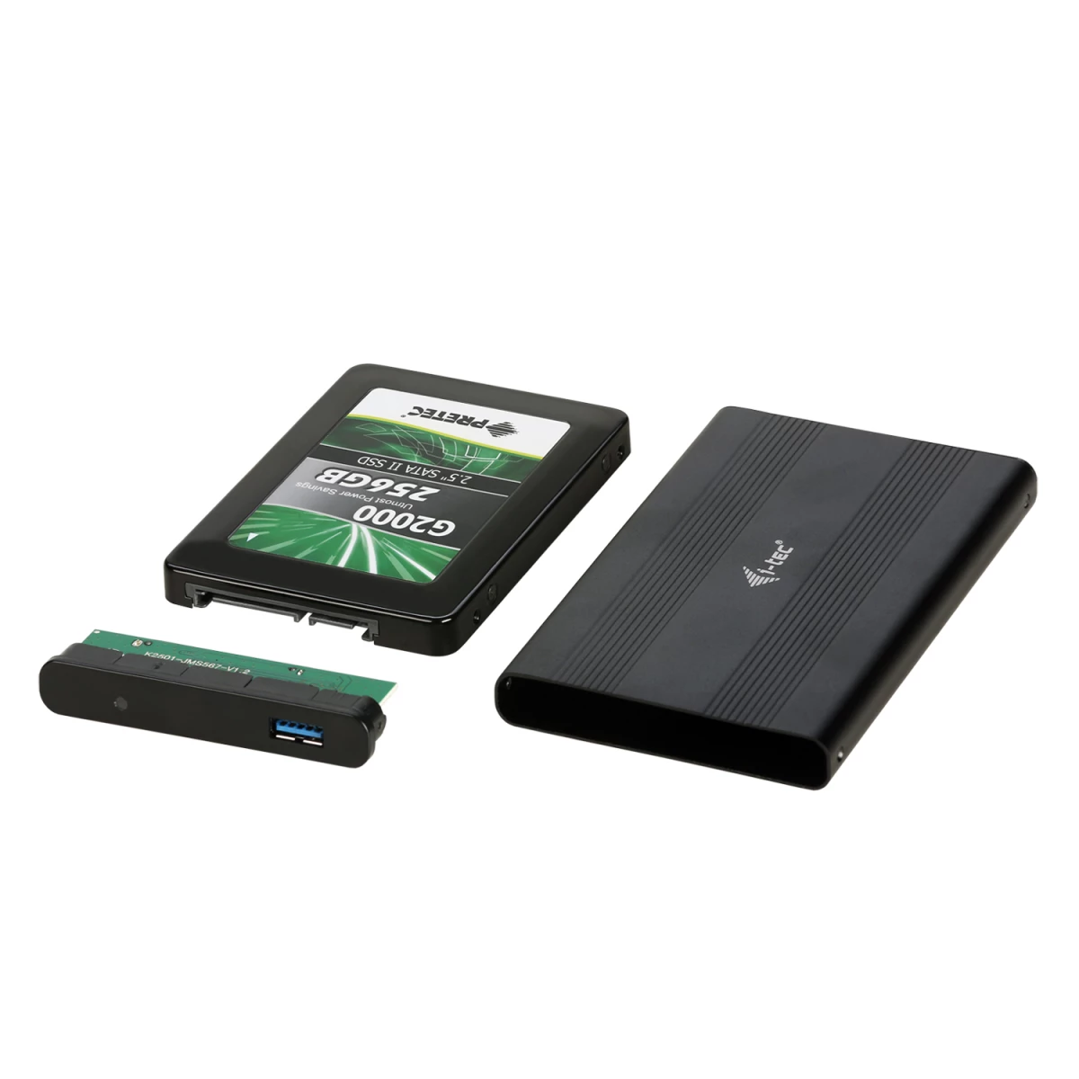 Galery – i-tec Advance MYSAFEU312 Caixa para Discos Rígidos Compartimento HDD/SSD Preto 2.5″0