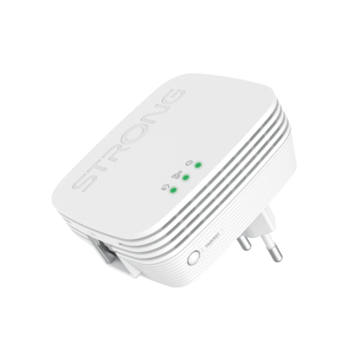 Galery – Forte adaptador de rede POWERLWF600DUOMINI PowerLine 600 Mbit/s Ethernet Wifi Blanco 2 peça(s)0