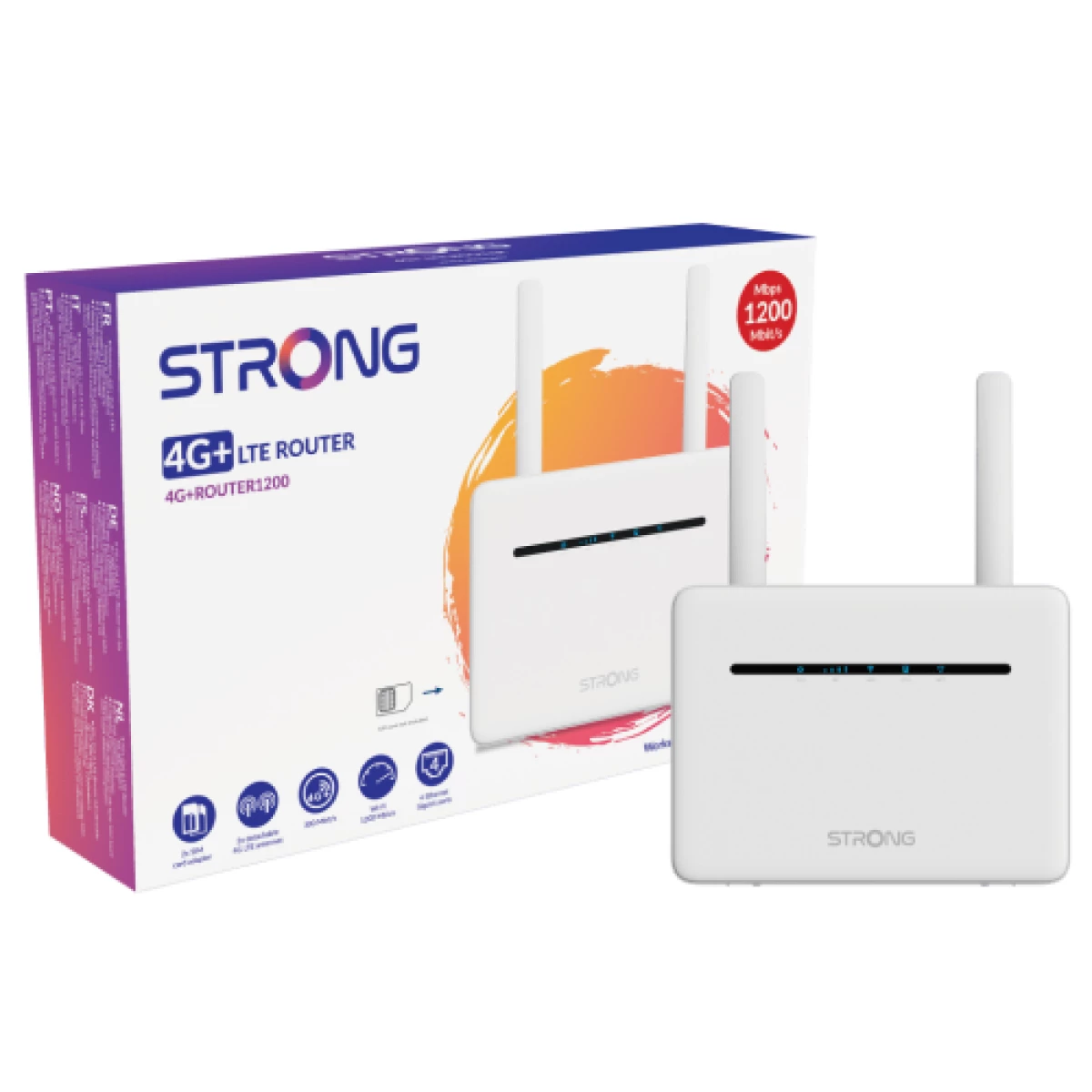 Galery – Forte roteador de telefone 4G + ROUTER1200/gateway/modem Roteador de rede móvel0