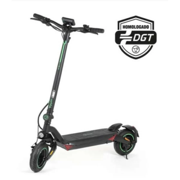 Thumbnail-YOUIN ELECTRIC SCOOTER XLMAX LITE HOMOLOGADO DGT – SUSPENSÃO DUPLA – RODA 10″ – 48VX12.5AH – 1200WMAX