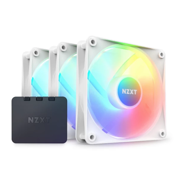 Thumbnail-NZXT F120 Core RGB Gabinete de computador Ventilador 12 cm Branco 3 peça(s)