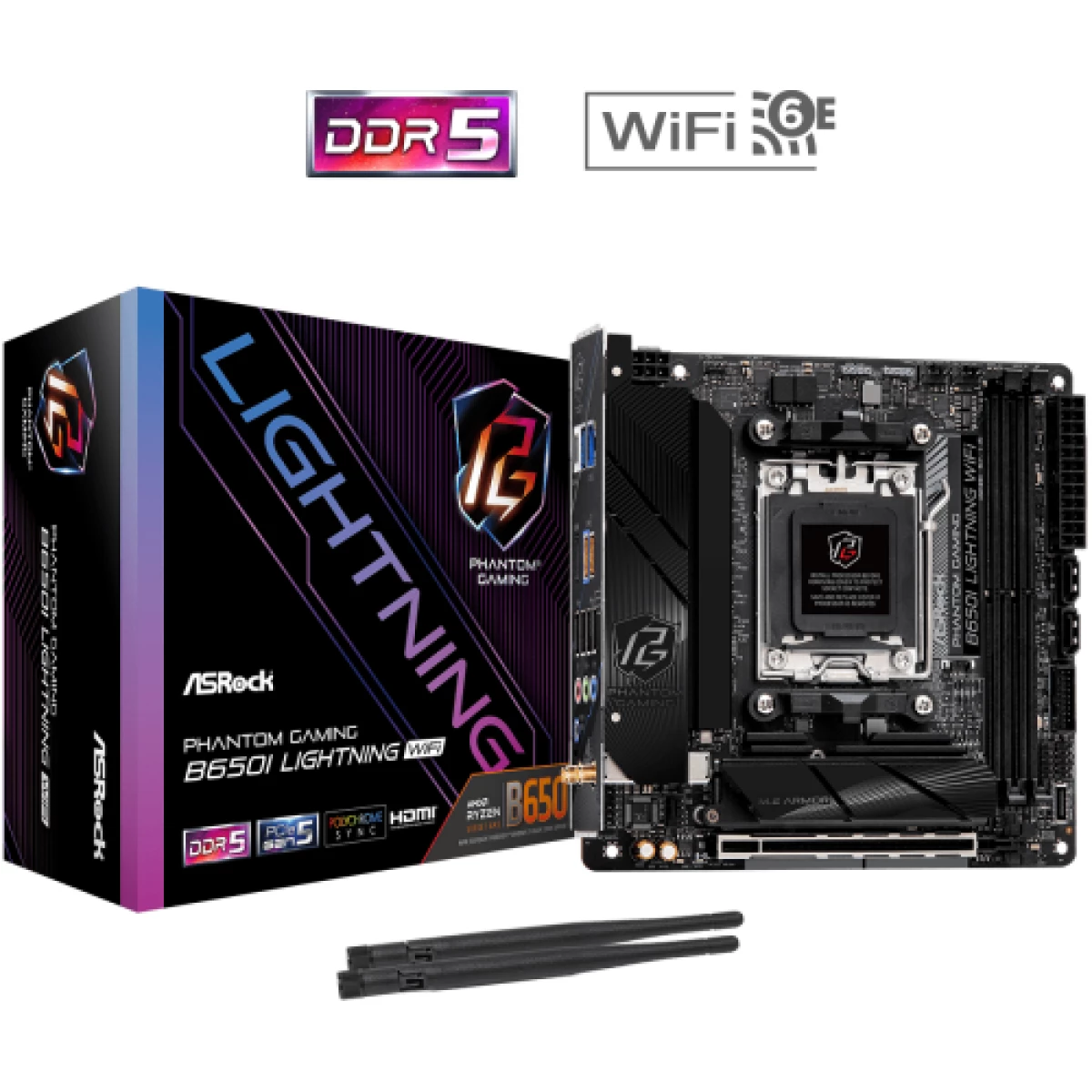 Galery – Asrock B650I Lightning WiFi AMD B650 Soquete AM5 mini ITX0