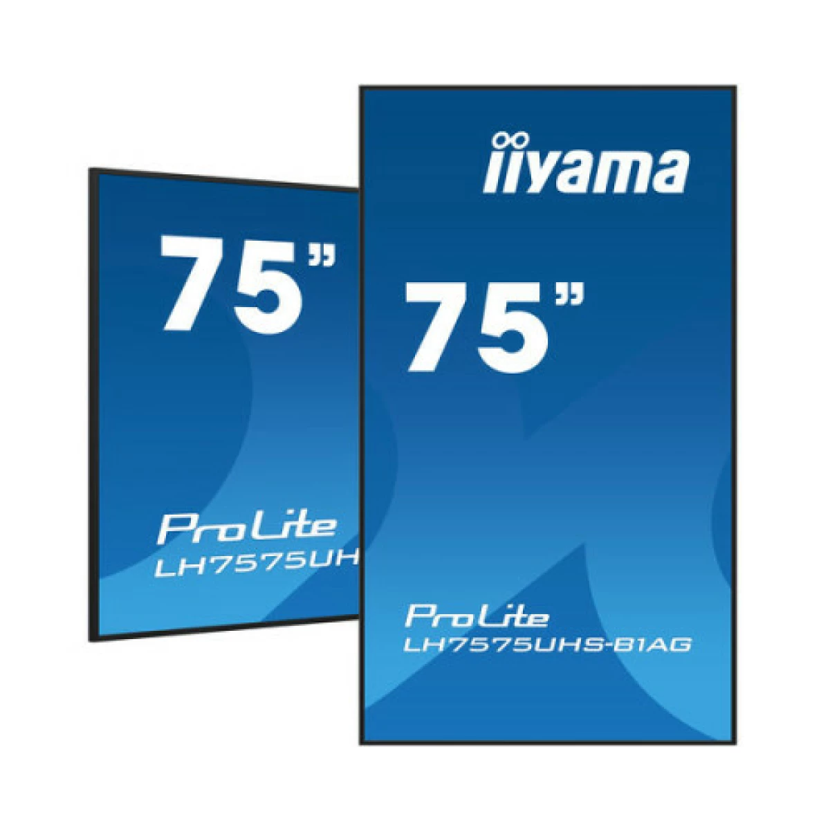 Thumbnail-MONITOR IIYAMA 75″ (LH7575UHS-B1AG) 3840X2160 / 4K UHD / 24/7 / 500 CD/M / 8MS / DP / 3XHDMI / SLOT MICRO SD / E-SHARE /IISIGNAGE 2 / RJ45 / SDM SLOT PC / ANDROID 11.0