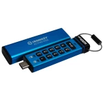 Galery – Kingston Technology IronKey Keypad 200 unidade de memória USB 128 GB USB Type-C 3.2 Gen 1 (3.1 Gen 1) Azul0