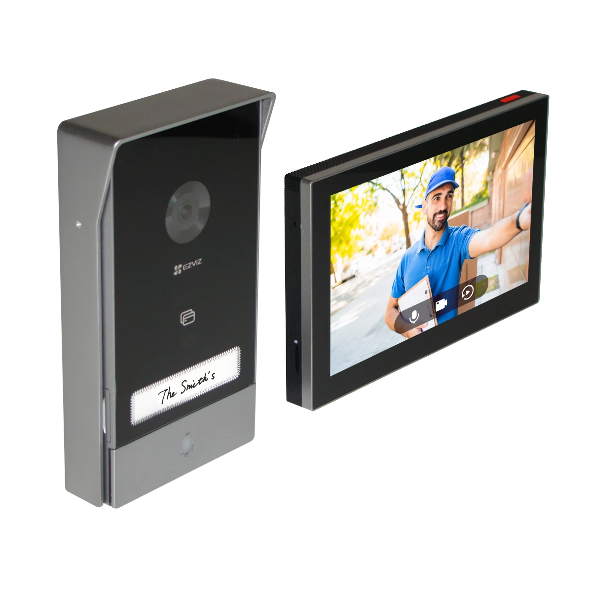 Galery – EZVIZ HP7 intercomunicador vídeo 17,8 cm (7″) Preto, Prateado0