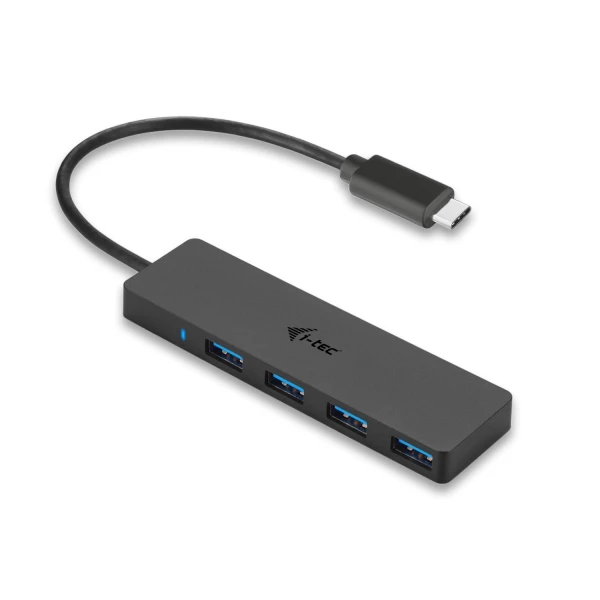 Thumbnail-i-tec Advance C31HUB404 hub de interface USB 3.2 Gen 2 (3.1 Gen 2) Type-C 5000 Mbit/s Preto