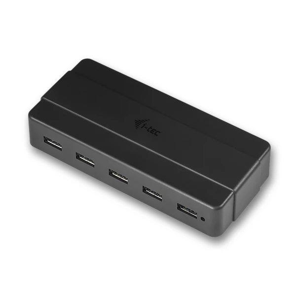 Thumbnail-i-tec U3HUB742 hub de interface USB 3.2 Gen 1 (3.1 Gen 1) Type-B 5000 Mbit/s Preto