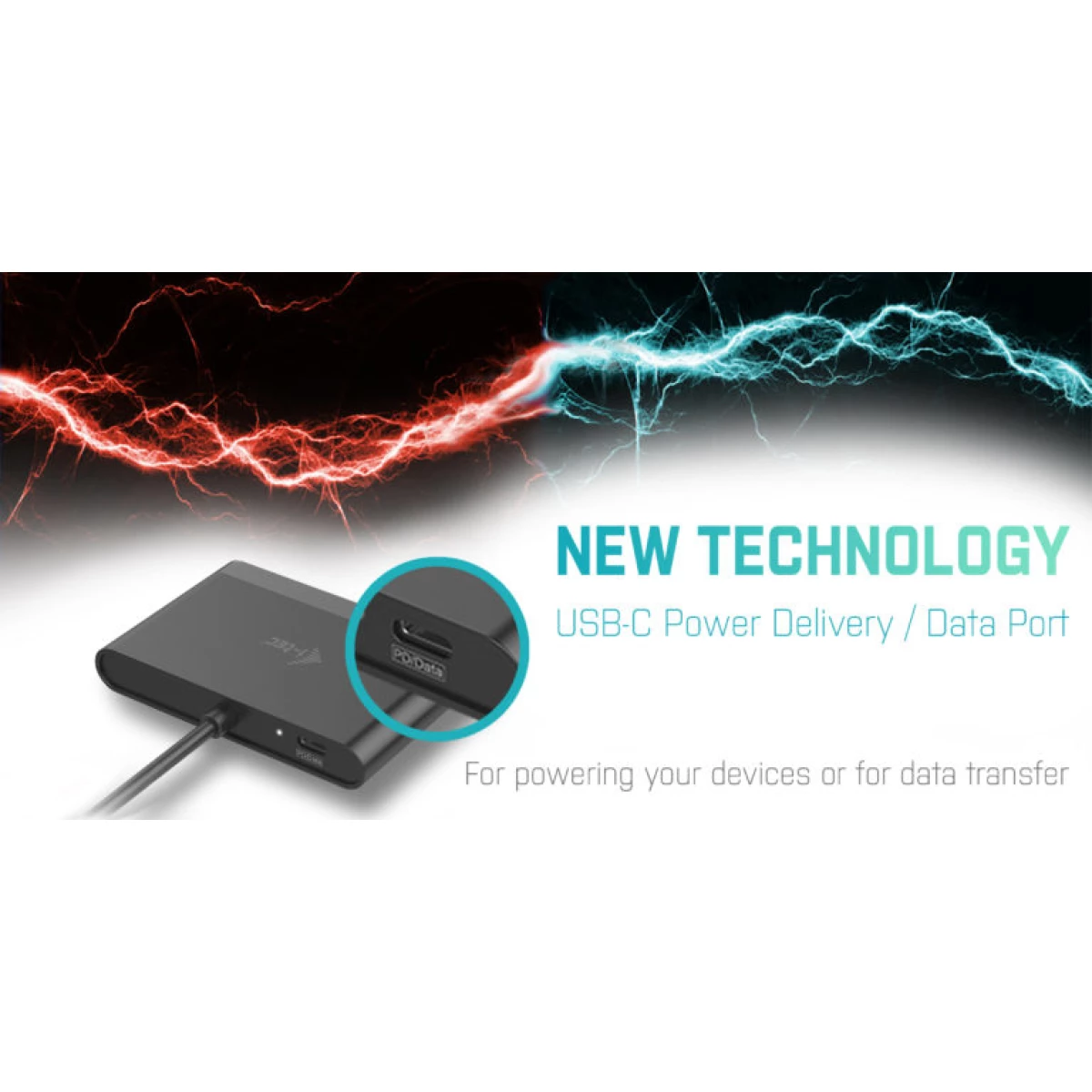 Galery – i-tec C31DTPDHDMI painel baía de disco Preto0