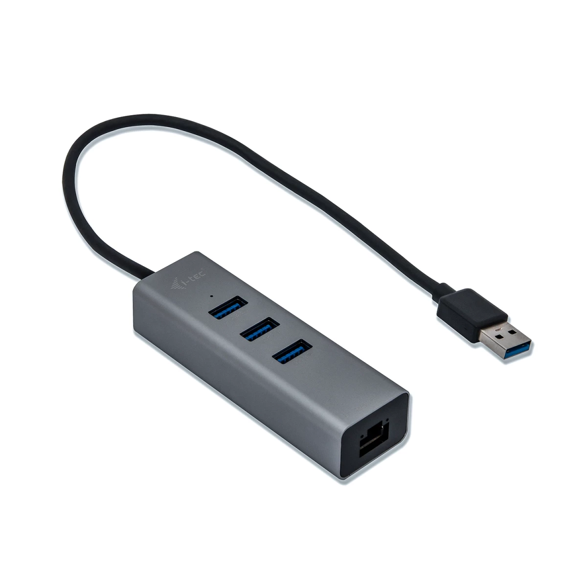 Galery – i-tec Metal U3METALG3HUB hub de interface USB 3.2 Gen 1 (3.1 Gen 1) Type-A 5000 Mbit/s Cinzento0