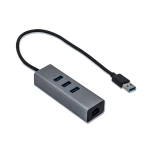 Galery – i-tec Metal U3METALG3HUB hub de interface USB 3.2 Gen 1 (3.1 Gen 1) Type-A 5000 Mbit/s Cinzento0