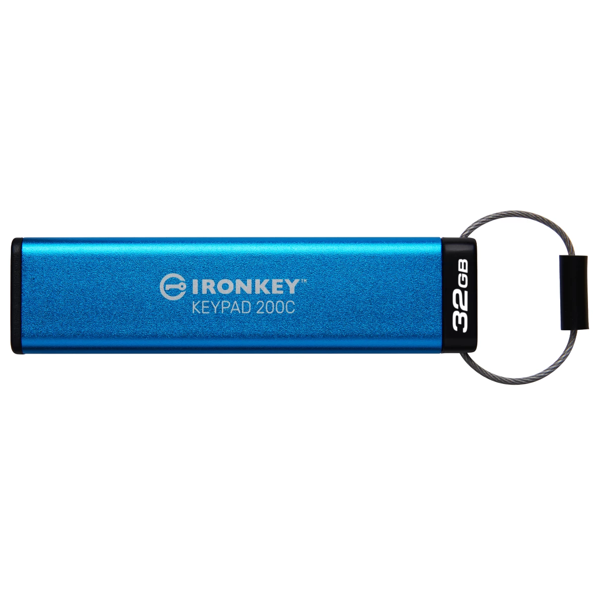 Thumbnail-Kingston Technology IronKey Keypad 200 unidade de memória USB 32 GB USB Type-C 3.2 Gen 1 (3.1 Gen 1) Azul