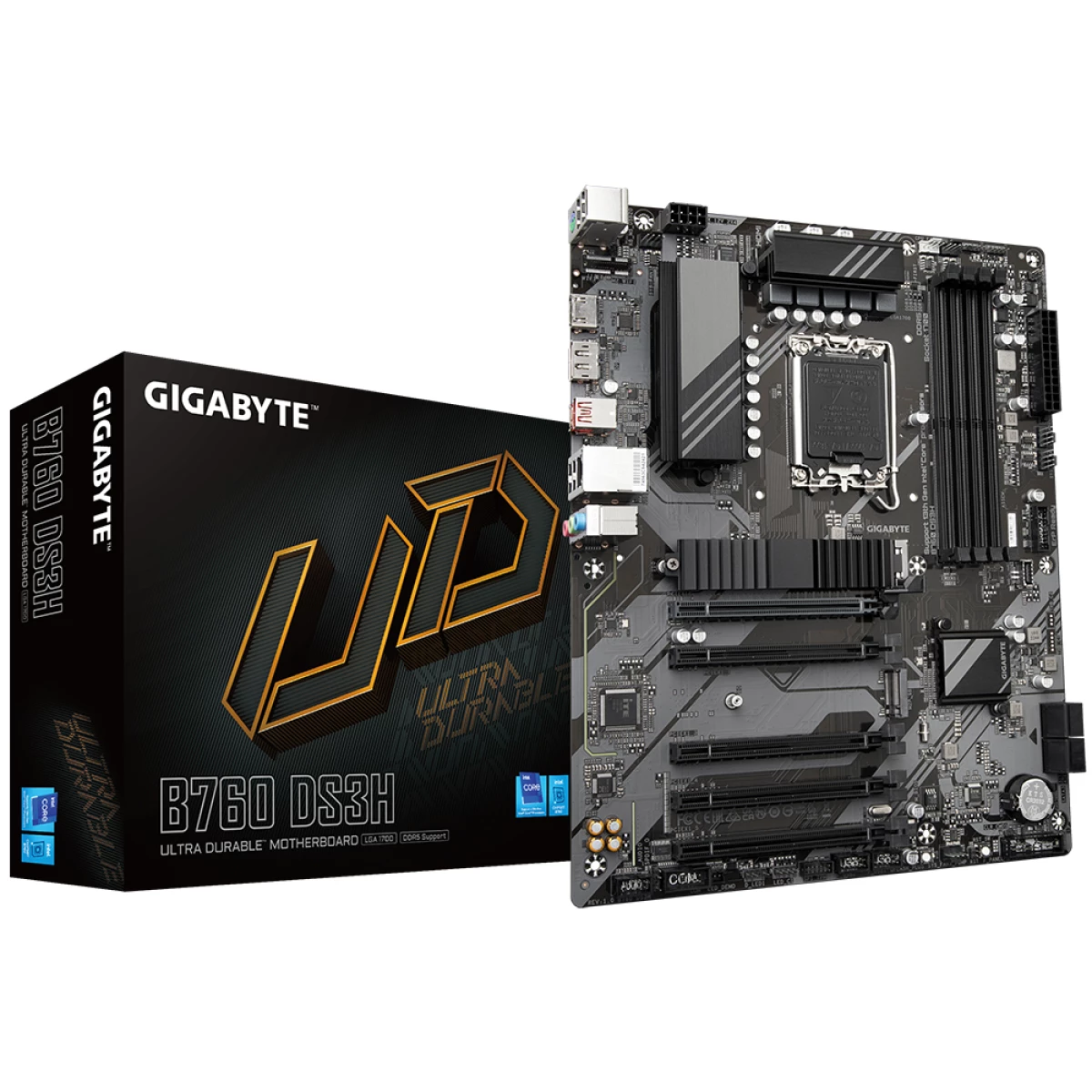 Thumbnail-Gigabyte B760 DS3H motherboard Intel B760 Express LGA 1700 ATX