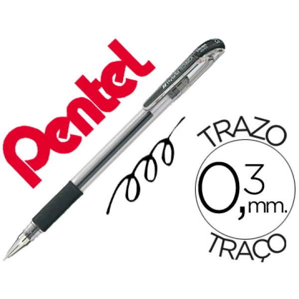 Thumbnail-Roller pentel kn103 technica 0,3 preto