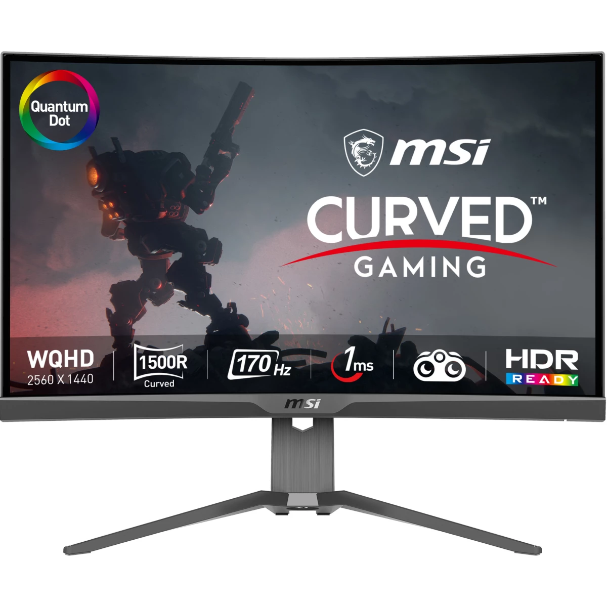 Thumbnail-MSI MAG 275CQRF QD monitor de ecrã 68,6 cm (27″) 2560 x 1440 pixels Wide Quad HD Preto