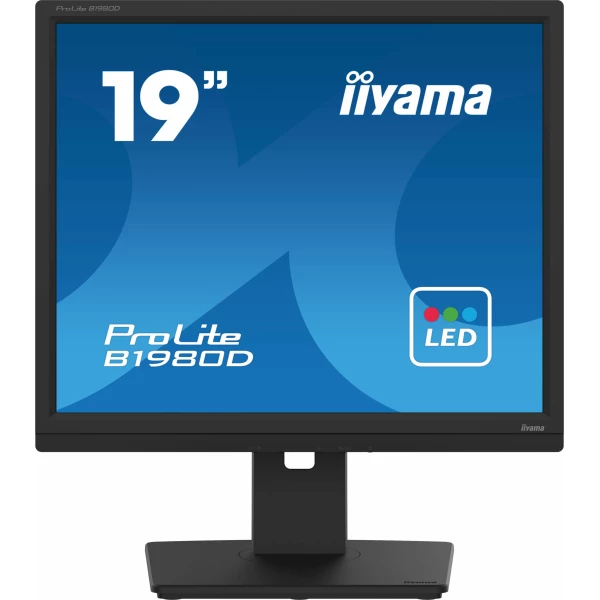 Thumbnail-iiyama ProLite B1980D-B5 monitor de ecrã 48,3 cm (19″) 1280 x 1024 pixels SXGA LCD Preto