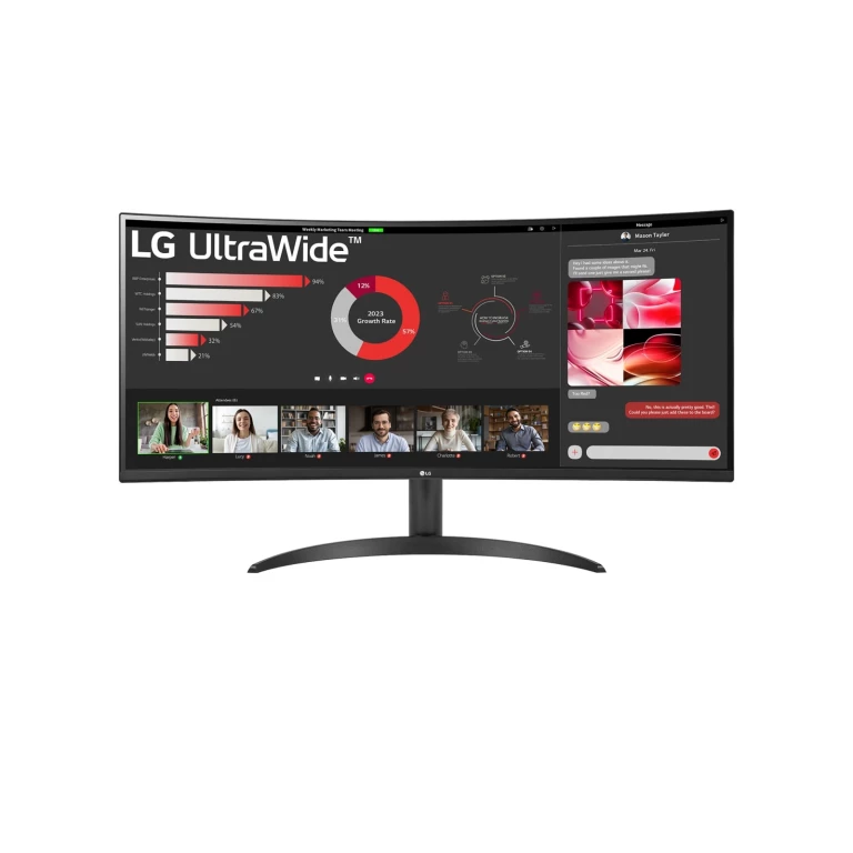 Thumbnail-LG 34WR50QC-B.AEU monitor de ecrã 86,4 cm (34″) 3440 x 1440 pixels UltraWide Quad HD LCD Preto