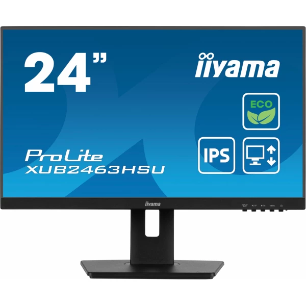 Thumbnail-iiyama ProLite XUB2463HSU-B1 monitor de ecrã 61 cm (24″) 1920 x 1080 pixels Full HD LED Preto