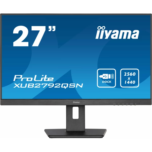 Thumbnail-iiyama ProLite monitor de ecrã 68,6 cm (27″) 2560 x 1440 pixels Wide Quad HD LED Preto