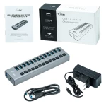 Galery – i-tec U3CHARGEHUB13 carregador de dispositivos móveis Universal Cinzento AC Interior0