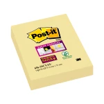 Galery – Bloco de notas adesivas super sticky 51×76 mm com 90 folhas656 amarelo canario – 12 unidades0