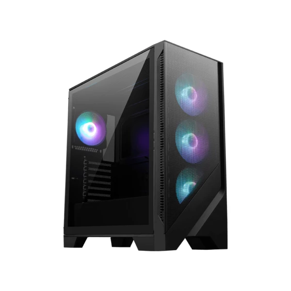 Thumbnail-MSI MAG FORGE 320R AIRFLOW caixa para computador Micro Tower Preto, Transparente