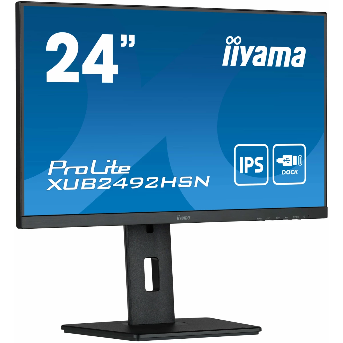 Thumbnail-iiyama ProLite XUB2492HSN-B5 LED display 61 cm (24″) 1920 x 1080 pixels Full HD Preto