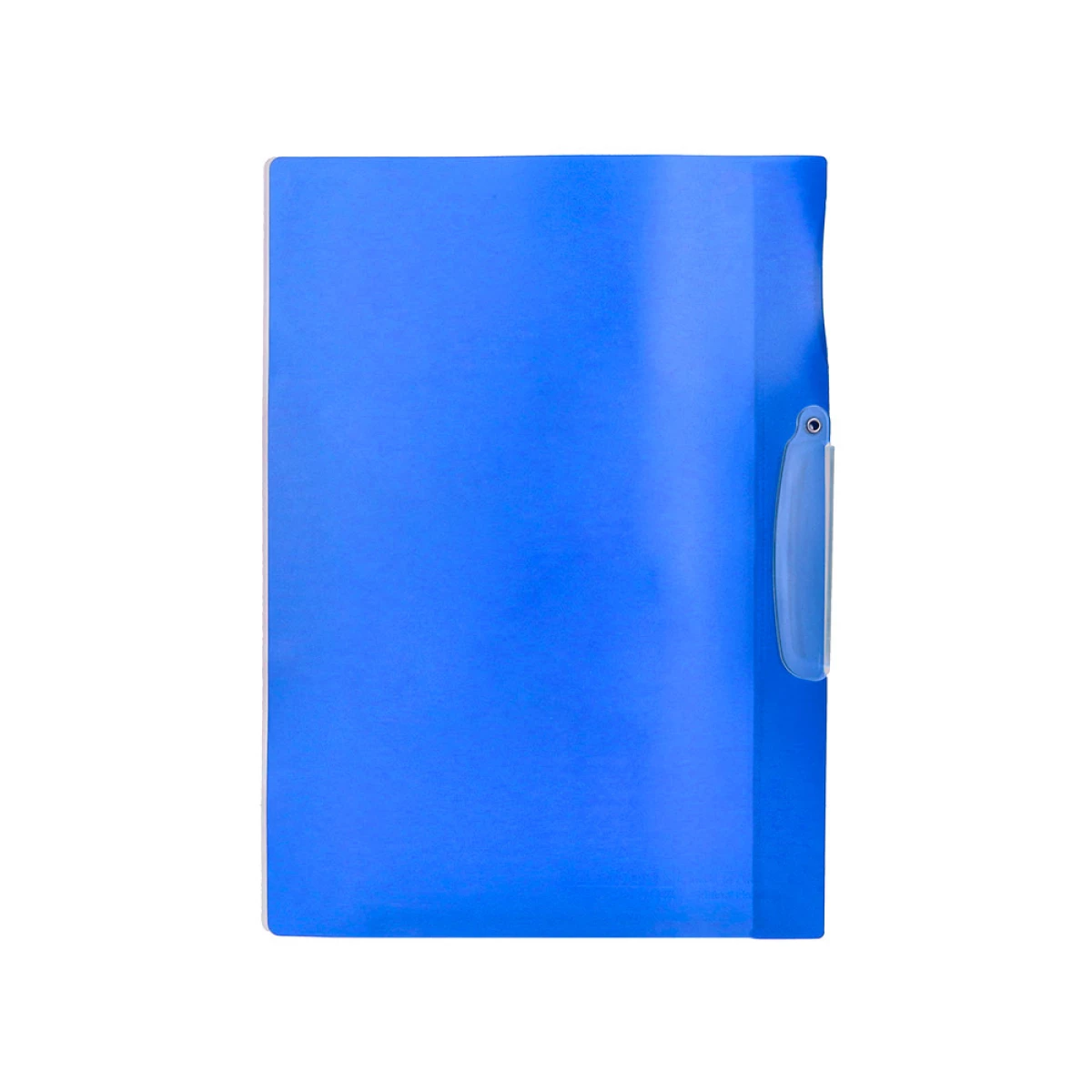 Galery – Pasta dossier com clip, transparente , azul (pack c/10)0