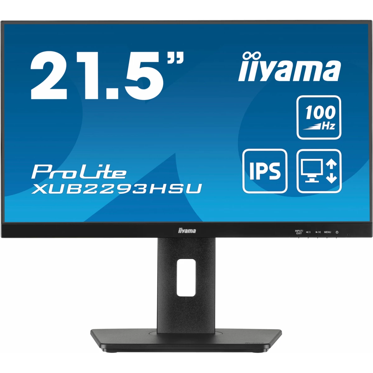 Thumbnail-iiyama ProLite XUB2293HSU-B6 monitor de ecrã 54,6 cm (21.5″) 1920 x 1080 pixels Full HD LED Preto