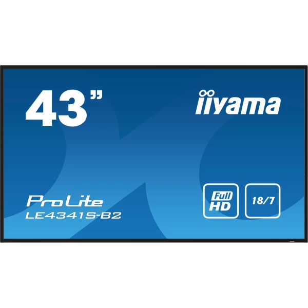 Thumbnail-iiyama PROLITE LE4341S-B2 Plasma digital 108 cm (42.5″) LCD 350 cd/m² Full HD Preto 18/7