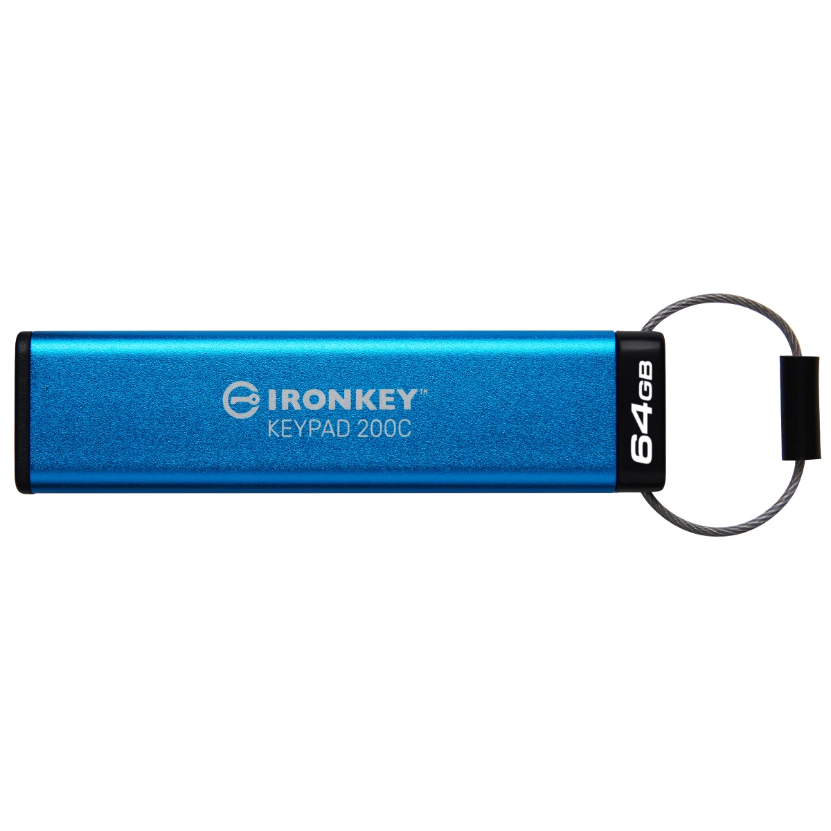 Thumbnail-Kingston Technology IronKey Keypad 200 unidade de memória USB 64 GB USB Type-C 3.2 Gen 1 (3.1 Gen 1) Azul