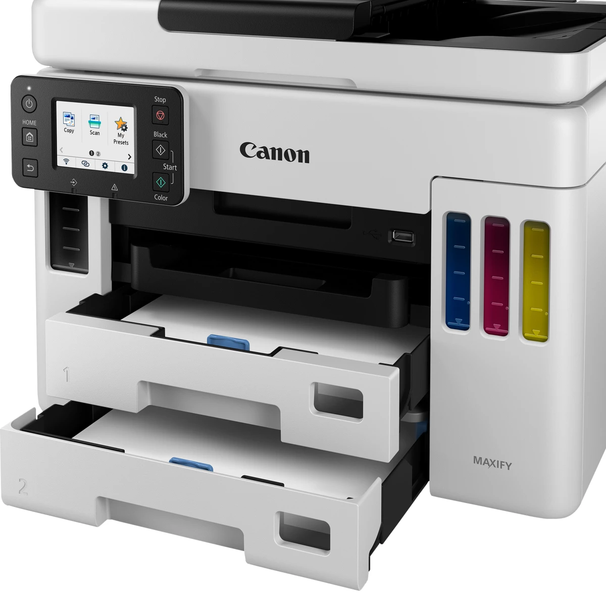 Galery – Canon MAXIFY GX7050 MegaTank Jato de tinta A4 600 x 1200 DPI Wi-Fi0