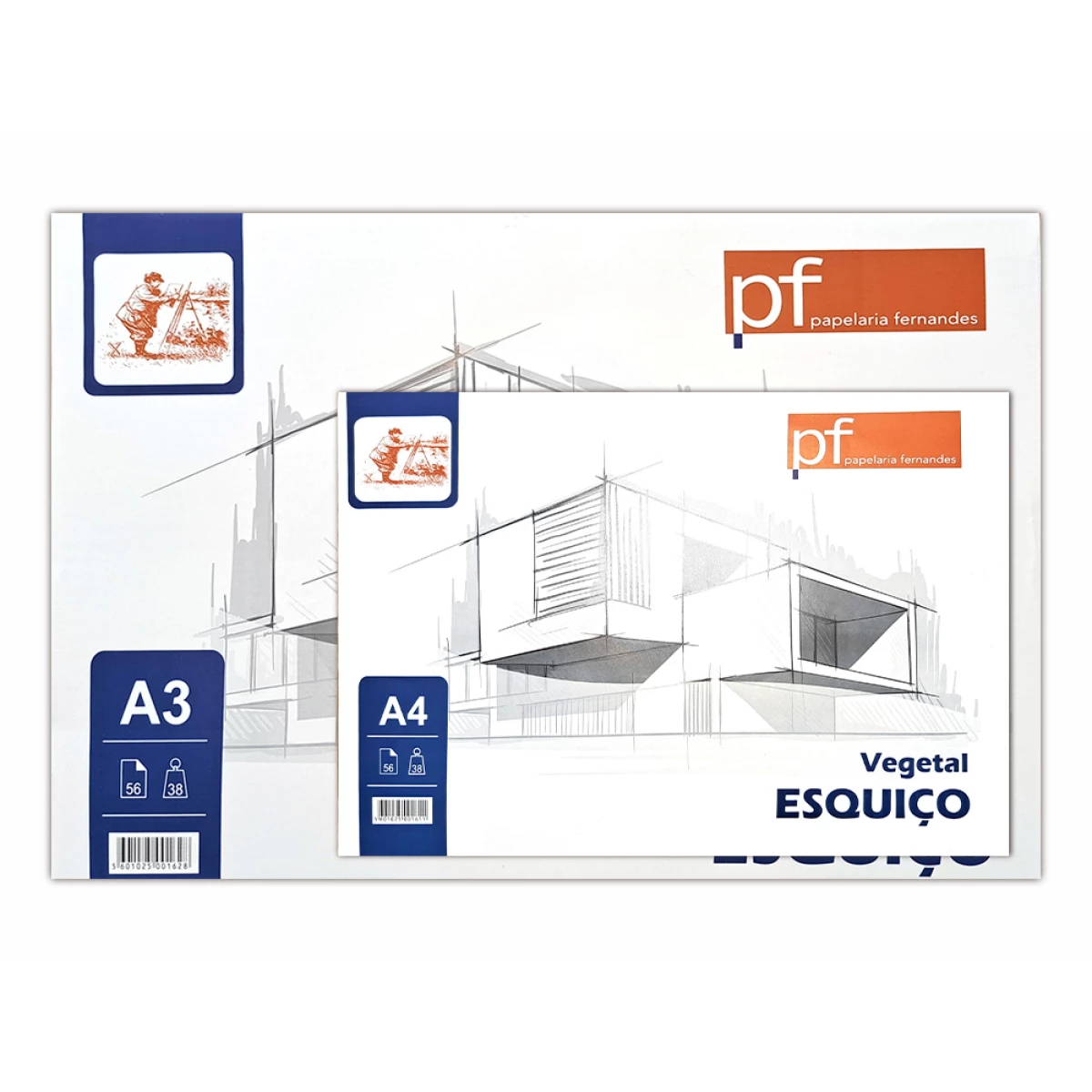 Galery – Bloco de papel vegetal papelaria fernandes esquiço a3 38 gr 56 folhas0