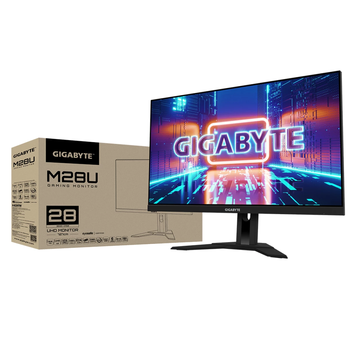 Galery – Gigabyte M28U monitor de ecrã 71,1 cm (28″) 3840 x 2160 pixels 4K Ultra HD LED Preto0