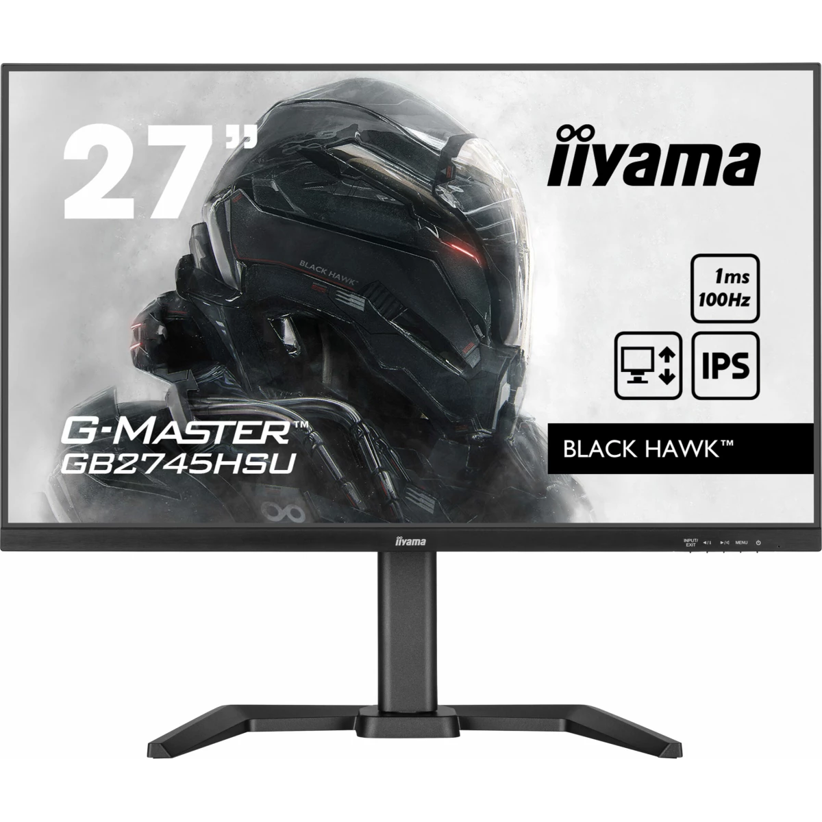 Thumbnail-iiyama G-MASTER GB2745HSU-B1 monitor de ecrã 68,6 cm (27″) 1920 x 1080 pixels Full HD LED Preto